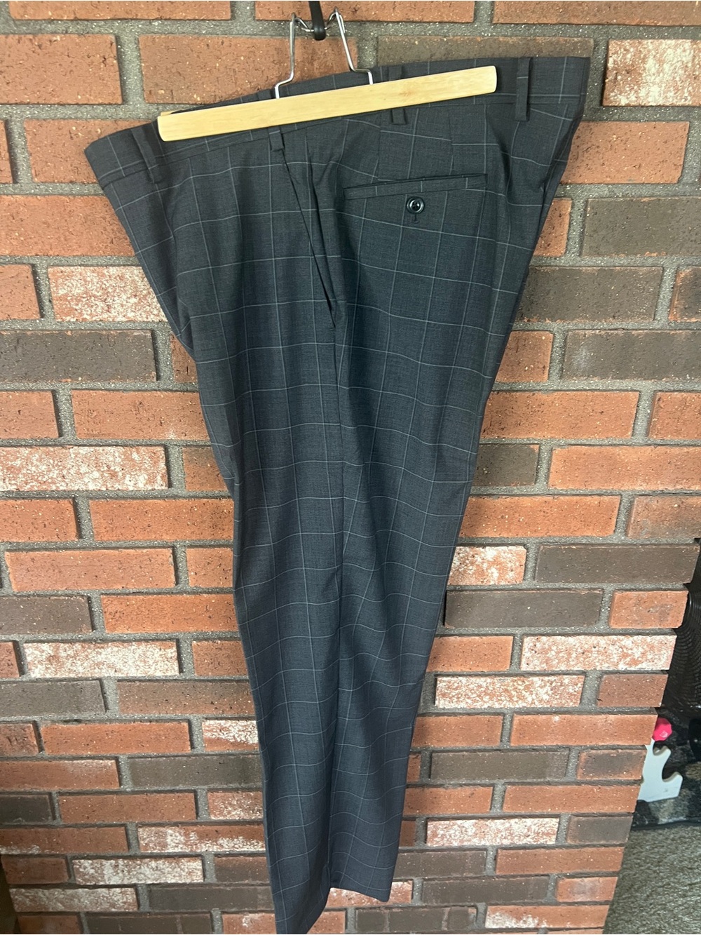 Michael Kors Charcoal Gray Windowpane Suit - Picture 11 of 14